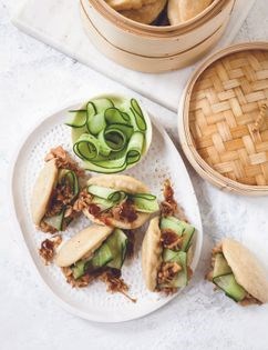 Hoisin jackfruit bao buns