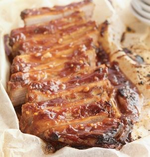 Hoisin lacquered ribs