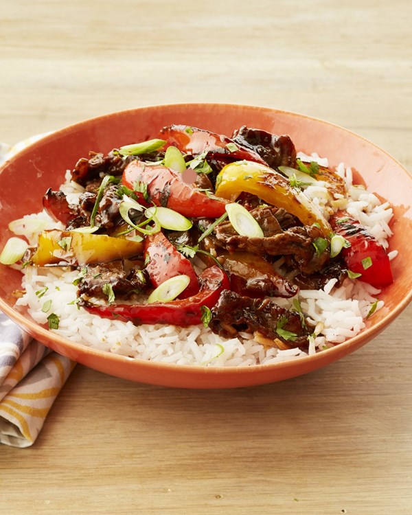 Hoisin steak and pepper stir-fry