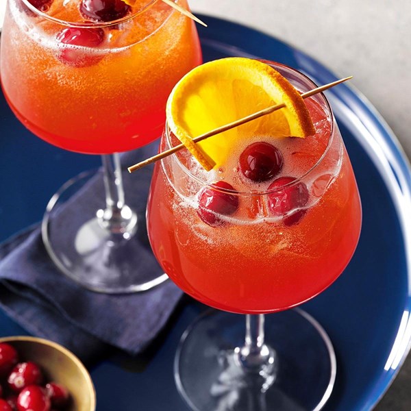 Holiday Aperol spritz