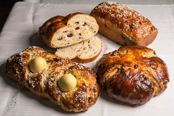 Holiday bread for Easter
