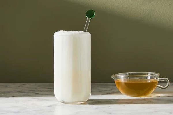 Holiday cardamom egg cream