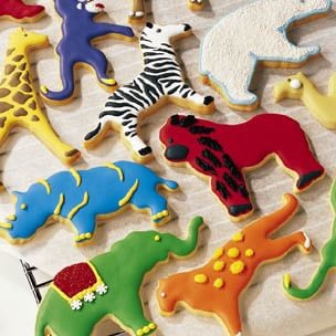 Holiday cutout cookies