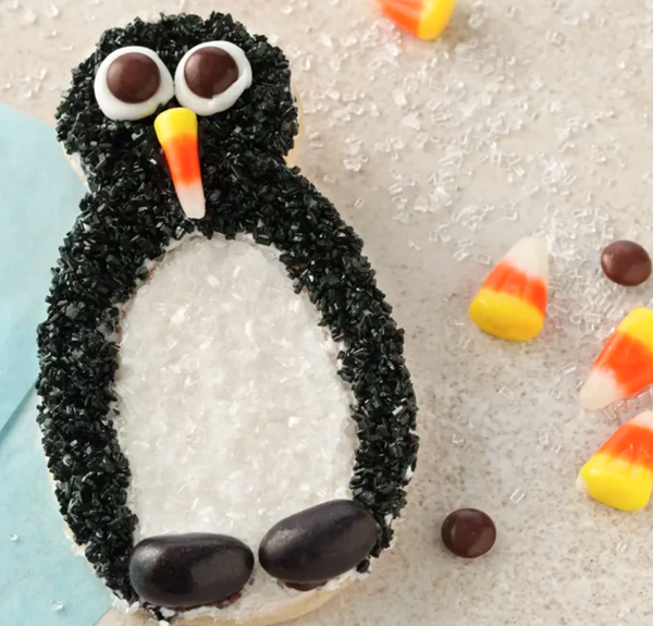 Holiday penguin cookies
