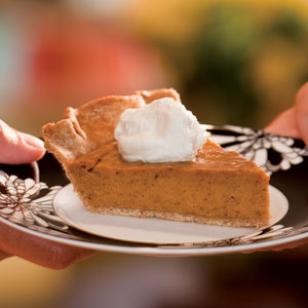 Holiday pumpkin pie