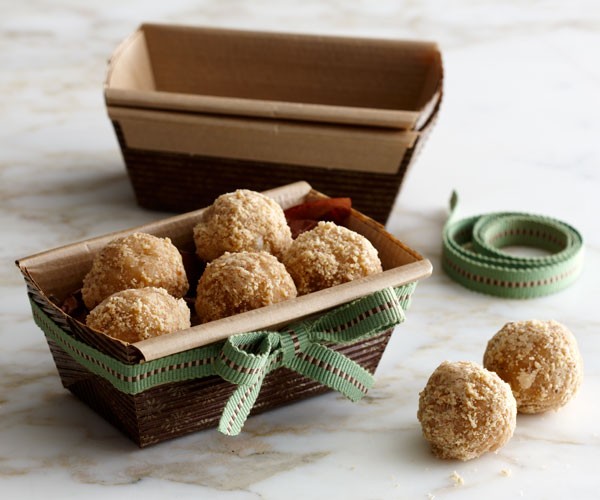 Holiday rum balls