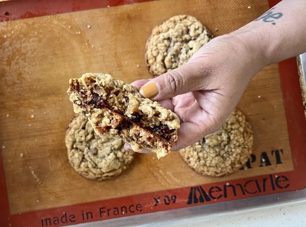 Holly Haines's oatmeal cherry pecan cookies