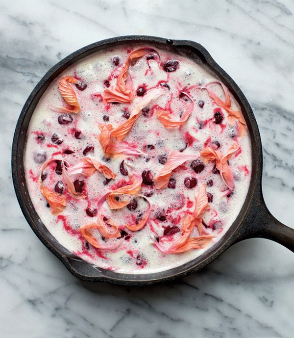 Hollyhock clafouti