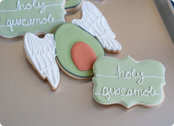 Holy guacamole cookies