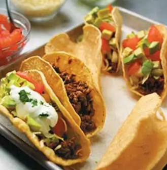 Home-fried taco shells