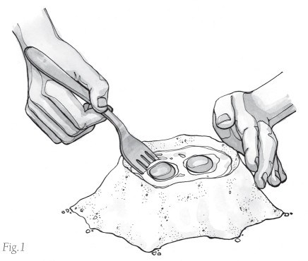 Home made egg pasta by machine (La sfoglia)