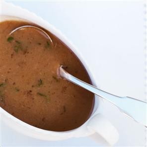 Home-made gravy