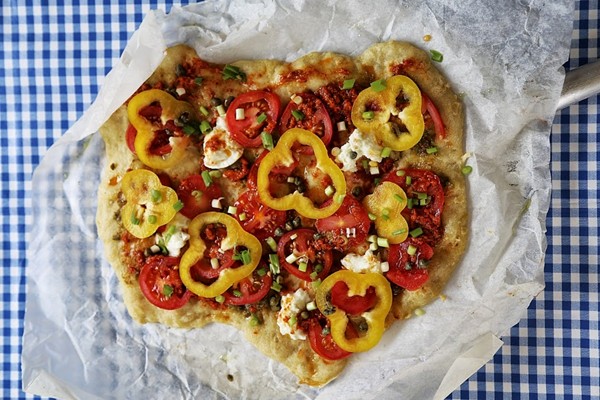 Home-made pizza