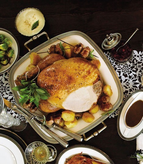 Home-made turkey gravy