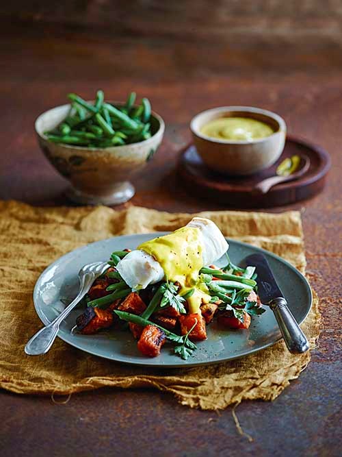 Home semi-salted cod with saffron aioli