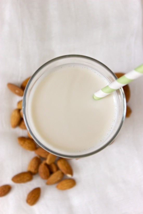Homemade almond milk