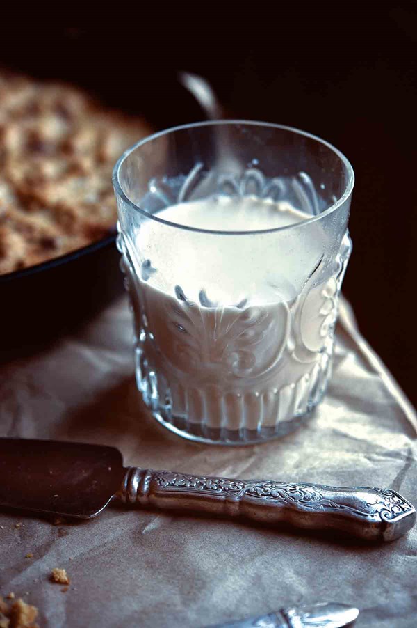 Homemade almond milk