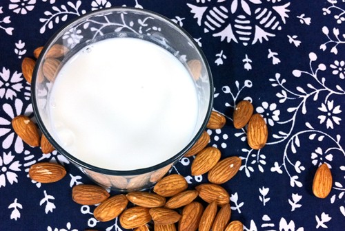Homemade almond milk
