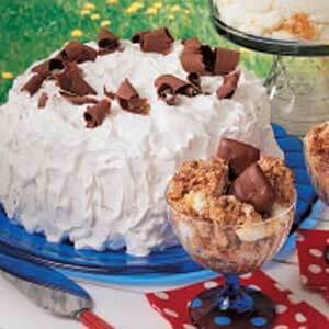 Homemade angel food cake