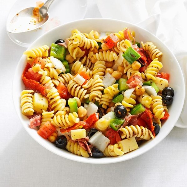 Homemade antipasto salad