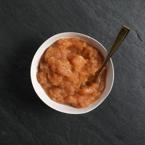Homemade applesauce with Chinese five-spice