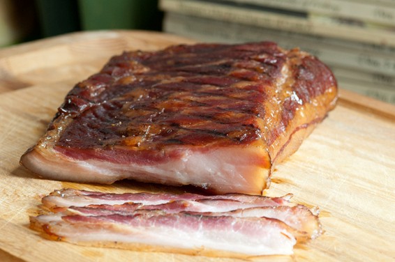 Homemade bacon