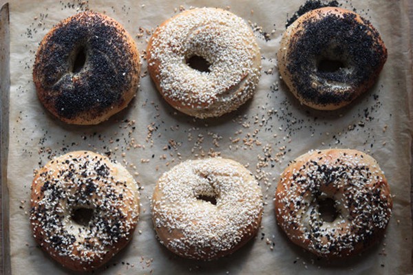 Homemade bagels