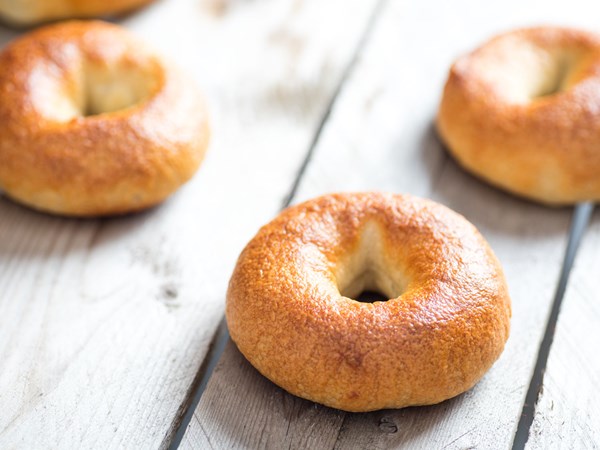 Homemade bagels