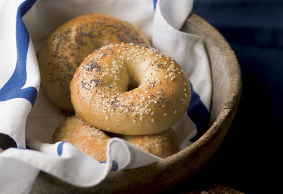 Homemade bagels [Peter Reinhart]