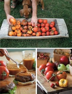 Homemade barbecue sauce from fresh tomatoes