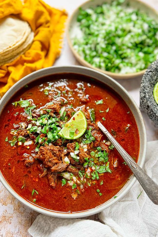 Homemade beef birria