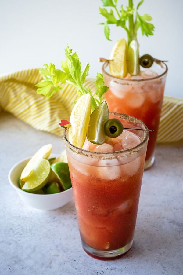 Homemade Bloody Mary mix