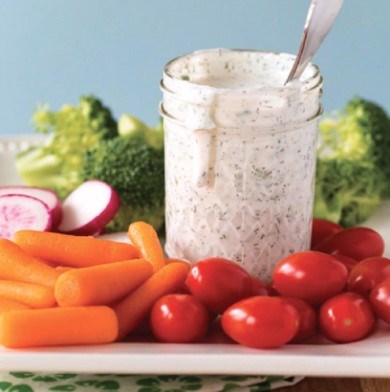 Homemade buttermilk ranch dressing