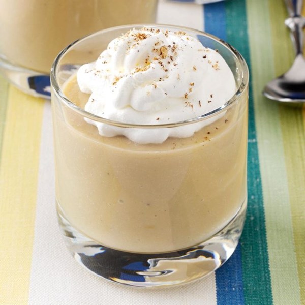 Homemade butterscotch pudding