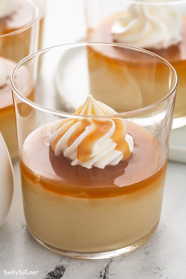 Homemade butterscotch pudding