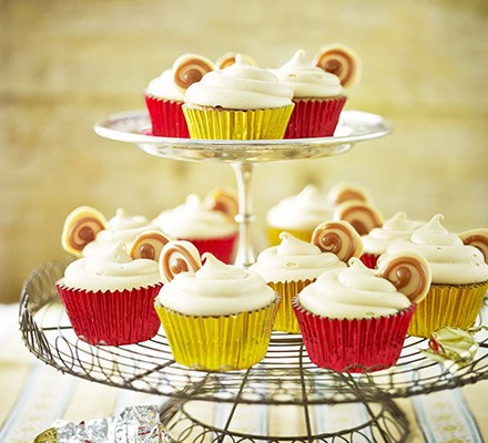 Homemade caramel buttons