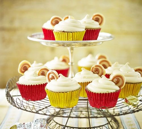 Homemade caramel buttons