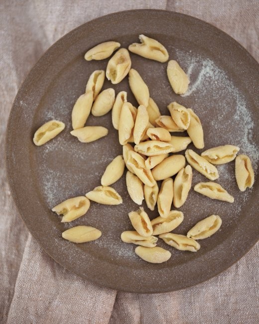 Homemade cavatelli