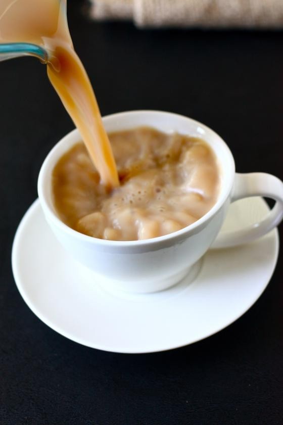 Homemade chai lattes