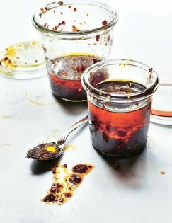 Homemade chilli oil