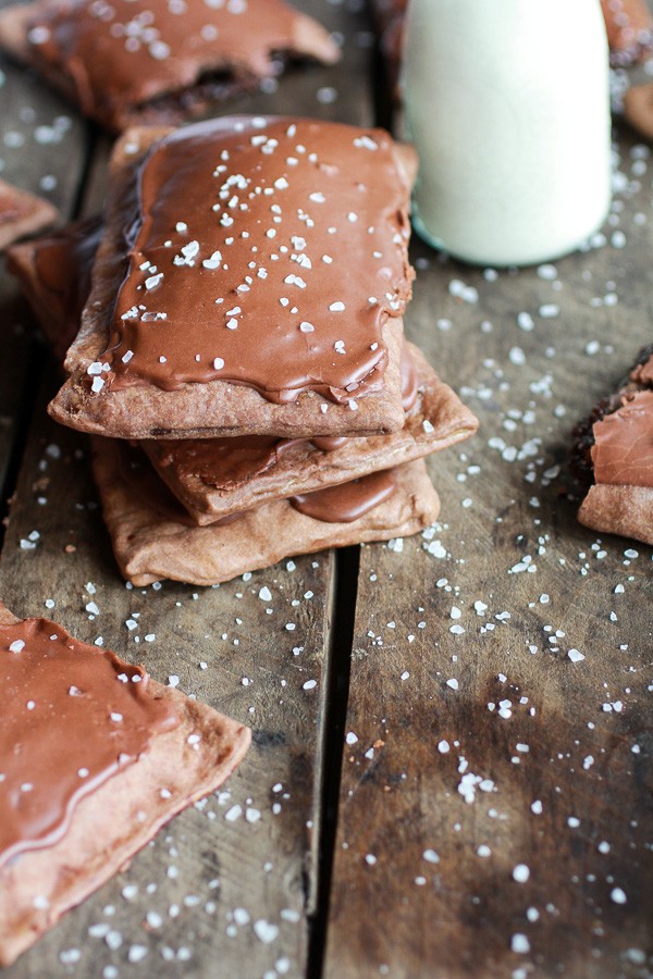 Homemade chocolate fudge Pop Tarts