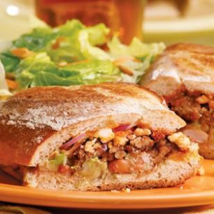 Homemade chorizo tortas