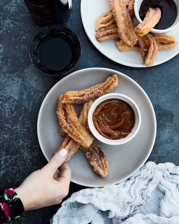 Homemade churros
