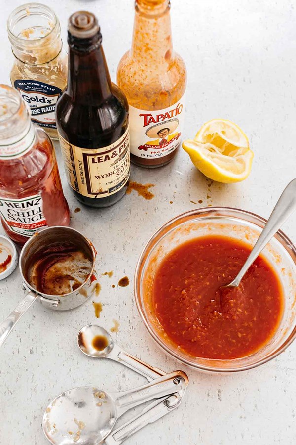 Homemade cocktail sauce