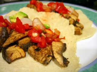 Homemade corn tortillas
