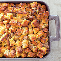 Homemade cornbread dressing