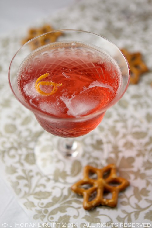 Homemade cranberry clementine vodka  