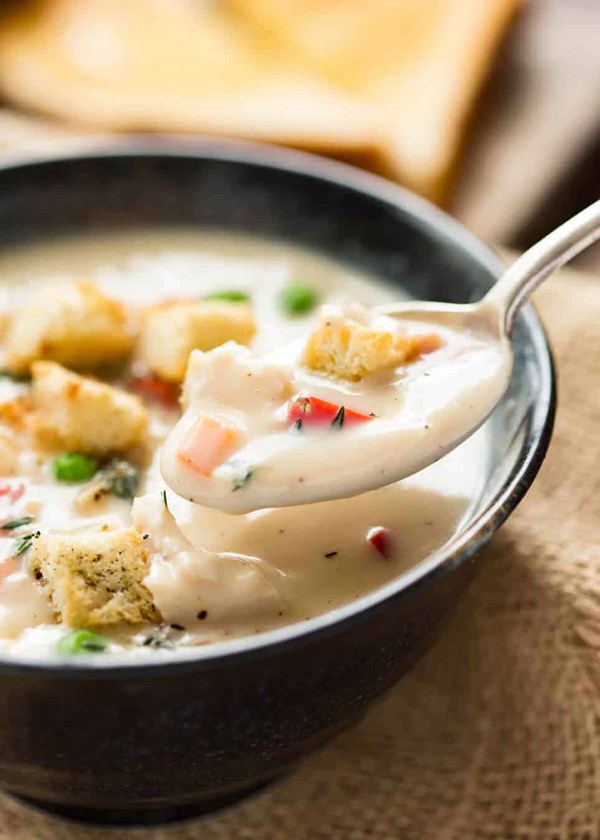 Homemade cream of chicken soup