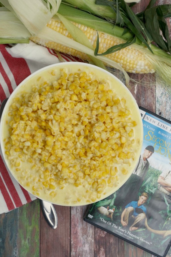Homemade creamed corn