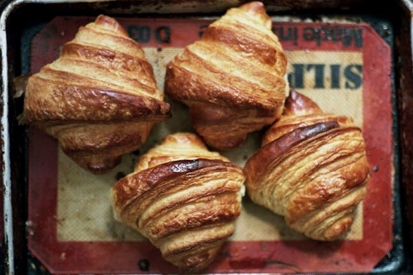 Homemade croissants